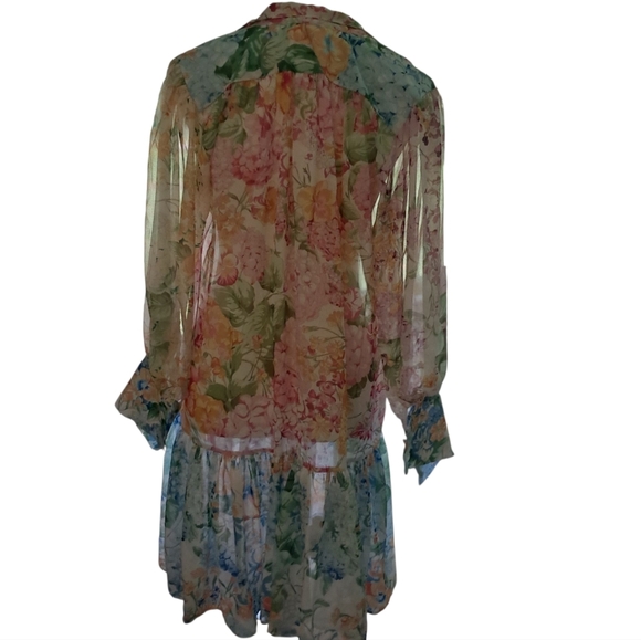 🌸 Lai Meng Five Cats Karolina Floral Dress – Size Small, NWT 🌸 - Picture 3 of 11